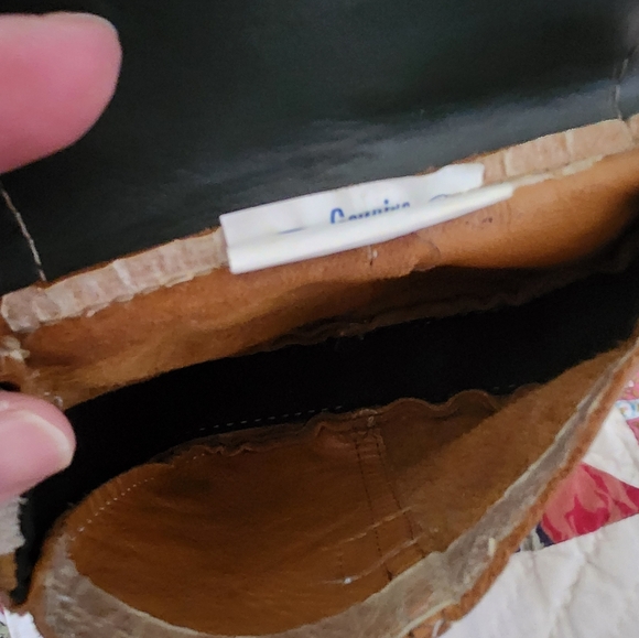 Suede/Leather Small Bag/Wallet with Hair on Cowhide - Picture 9 of 16